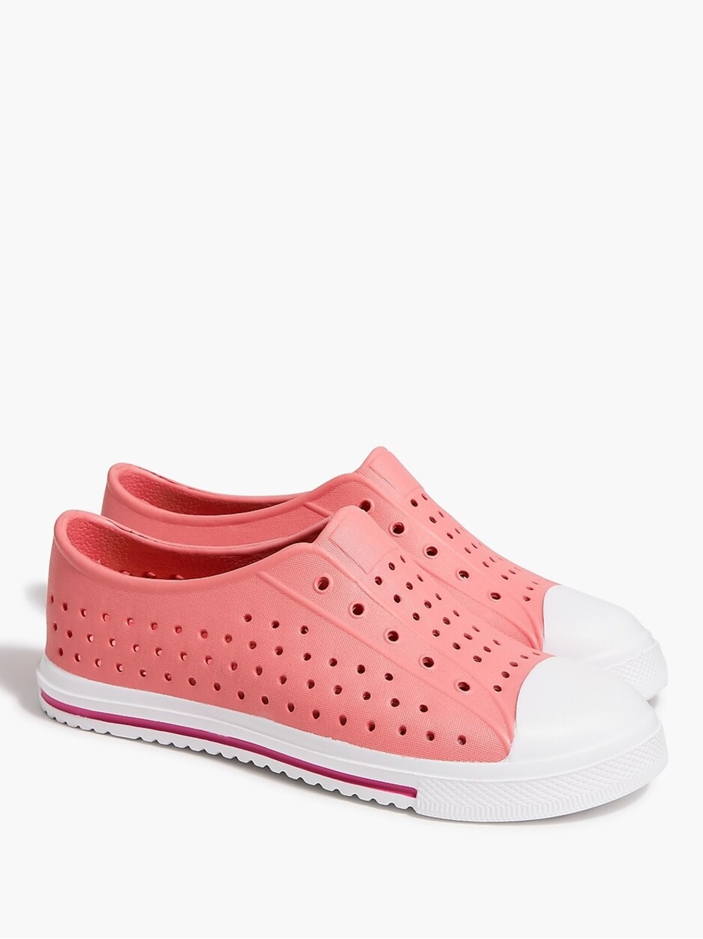 J crew kids waterproof sneakers Native Style Coral Big Kids 5 NEW